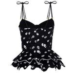 ESTEFANIA Top Rosita Peplum Top Black