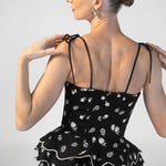 ESTEFANIA Top Rosita Peplum Top Black