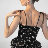 ESTEFANIA Top Rosita Peplum Top Black