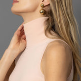 Fallon and Ava Turtleneck Pink Peony / XS The Sleeveless Turtleneck