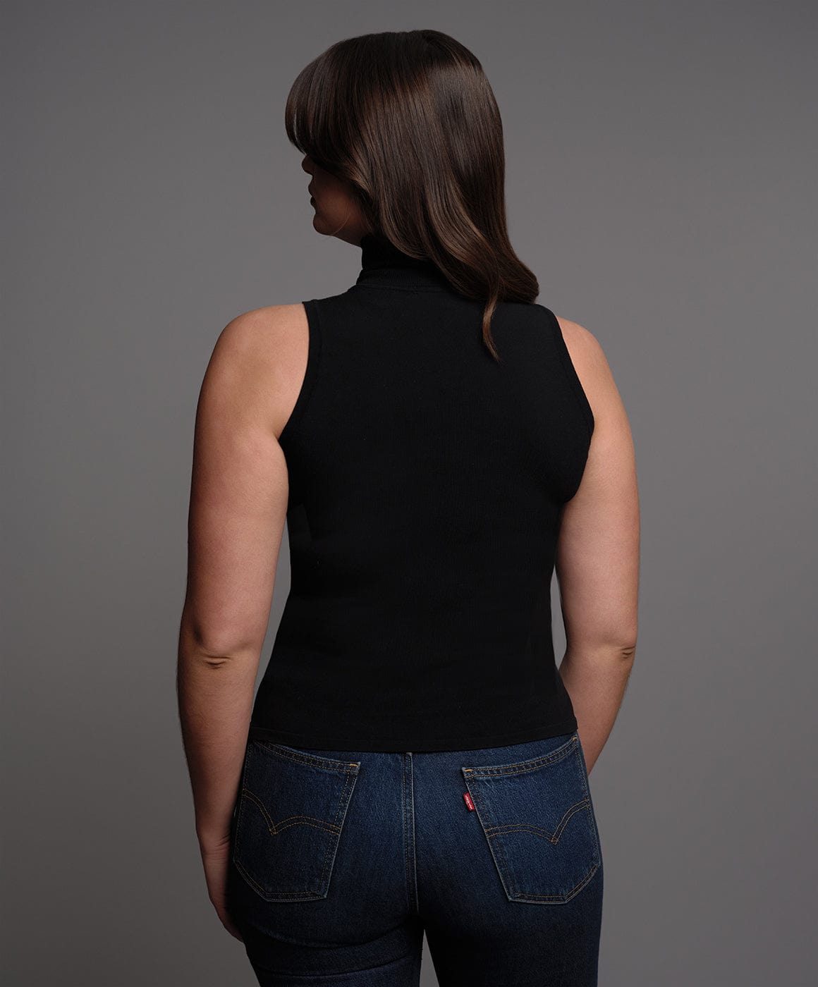 Fallon and Ava Turtleneck The Sleeveless Turtleneck