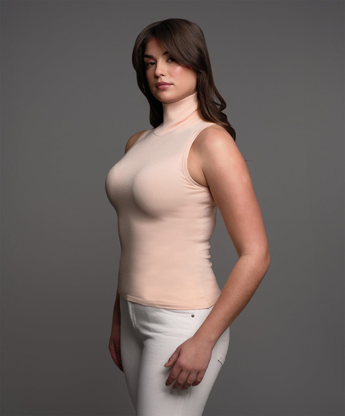 Fallon and Ava Turtleneck The Sleeveless Turtleneck