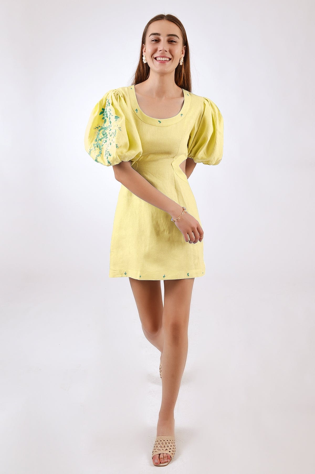 Fanm Mon Dress XXS / Golden Haze Achelya Manmzel