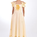 Fanm Mon Dress L / Light Yellow Alya Marassa