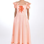 Fanm Mon Dress XXS / Peach Alya Marassa