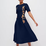Fanm Mon Dress XXS / indigo blue Amaka Dress
