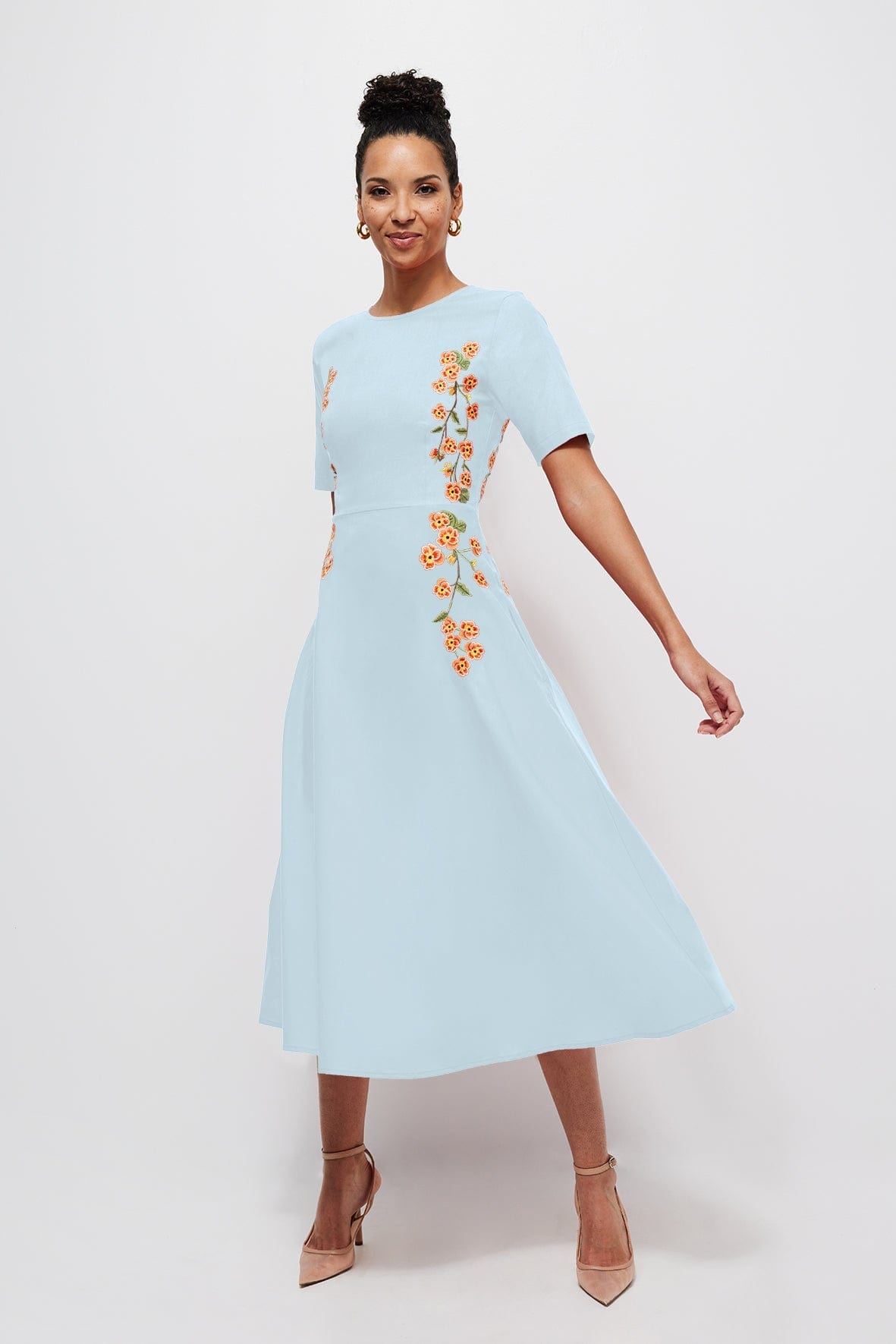Fanm Mon Dress XXS / Light Lagoon Amaka Dress