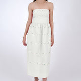 Fanm Mon Dress L / Ivory Anim Manmzel