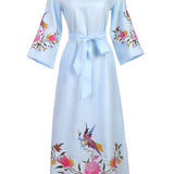 Fanm Mon Dress L / Light Lagoon Asia