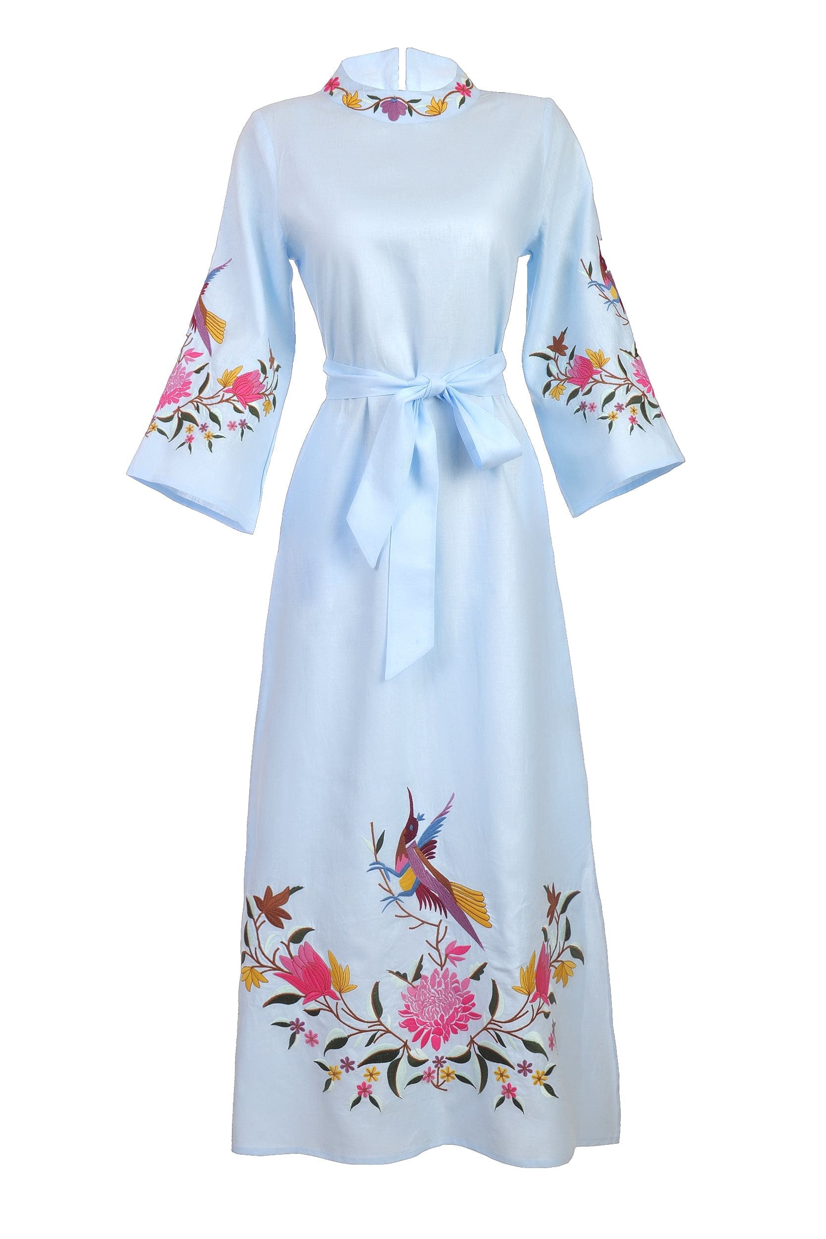 Fanm Mon Dress L / Light Lagoon Asia