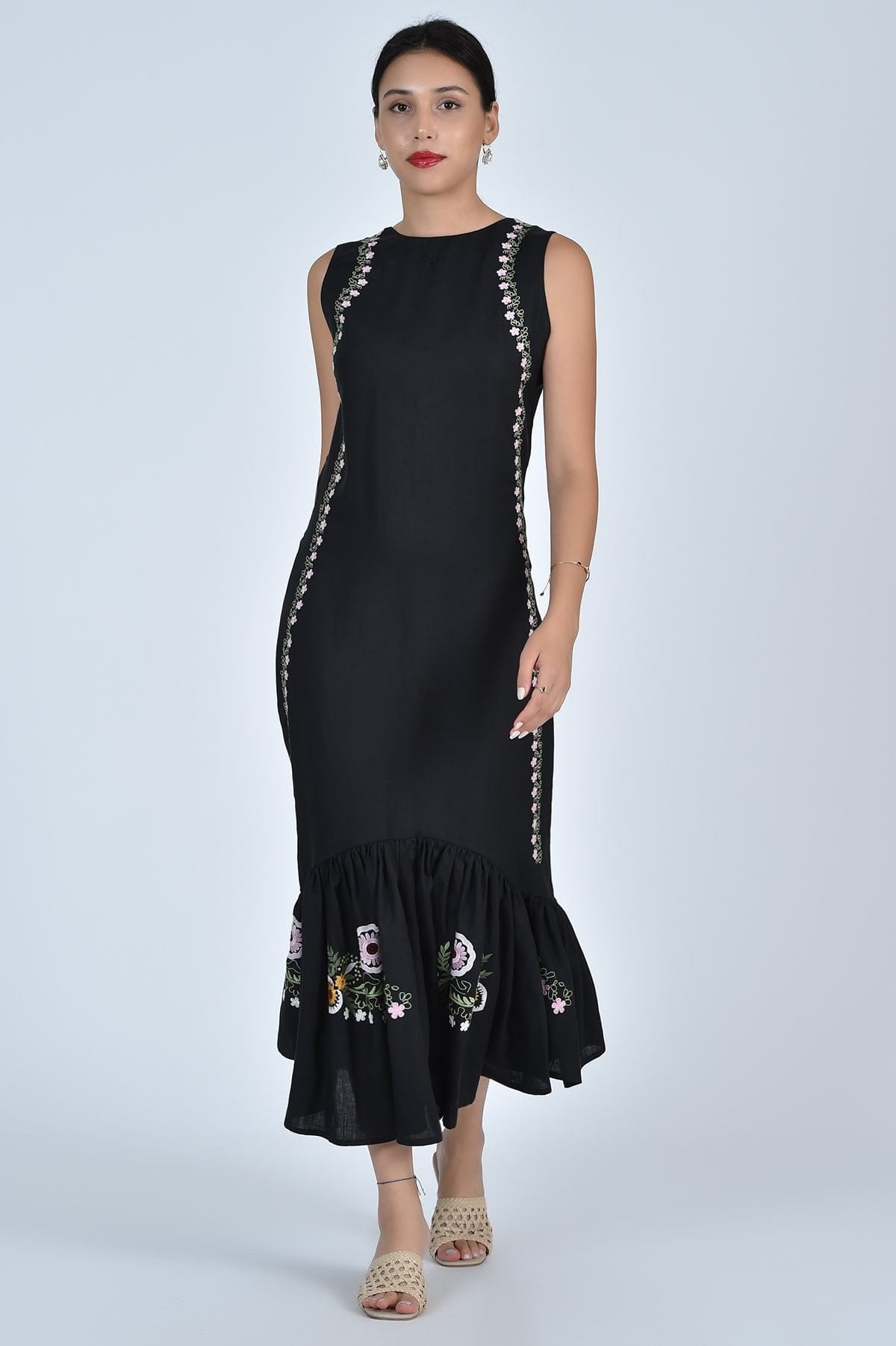 Fanm Mon Dress XXS / Black Elegance