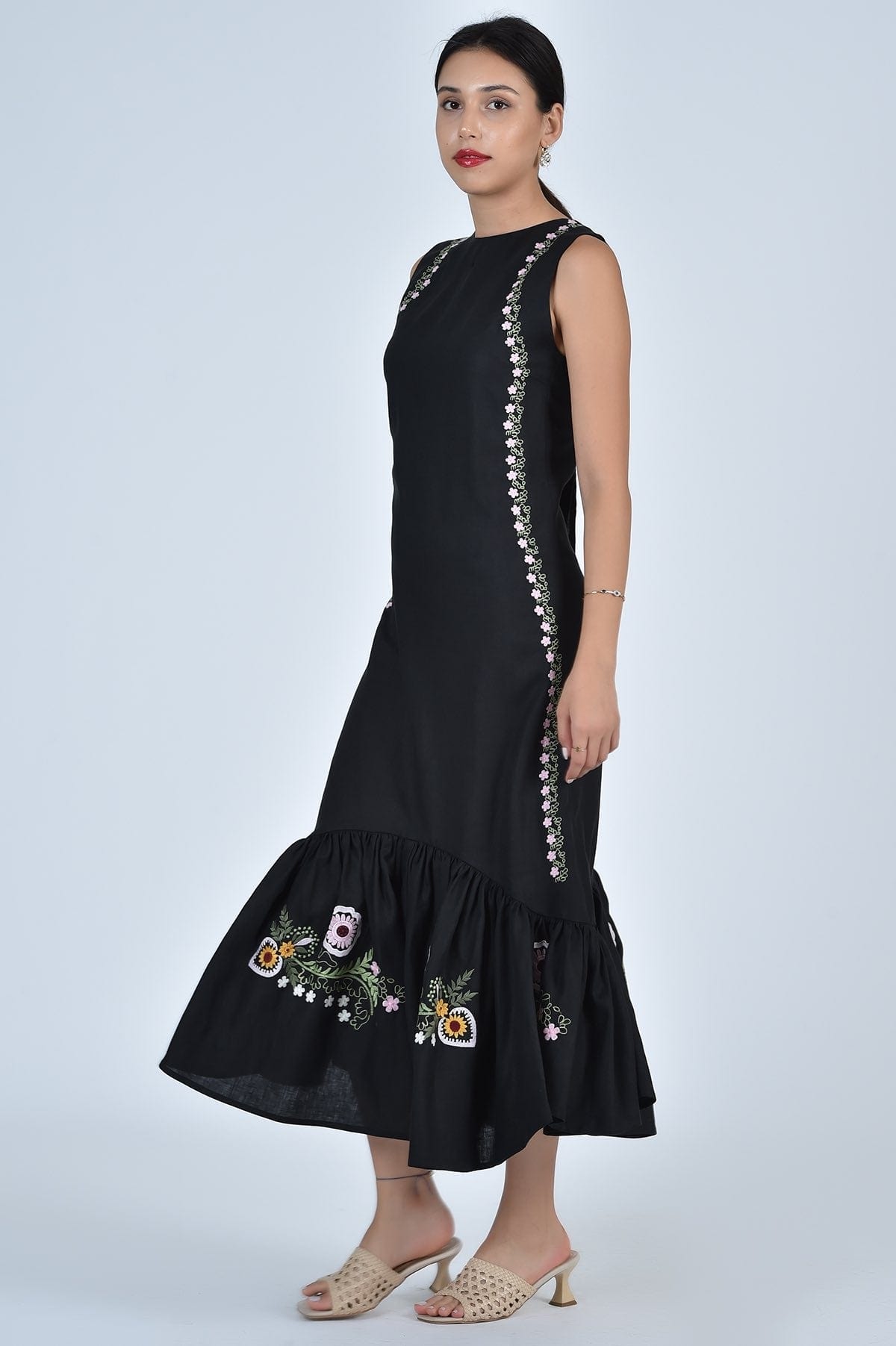 Fanm Mon Dress L / Black Elegance