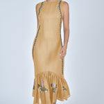 Fanm Mon Dress L / Caramel Elegance