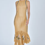 Fanm Mon Dress L / Caramel Elegance