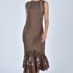 Fanm Mon Dress L / Espresso Elegance