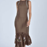 Fanm Mon Dress L / Espresso Elegance