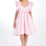 Fanm Mon Dress XXS / Light Pink Galata Marassa