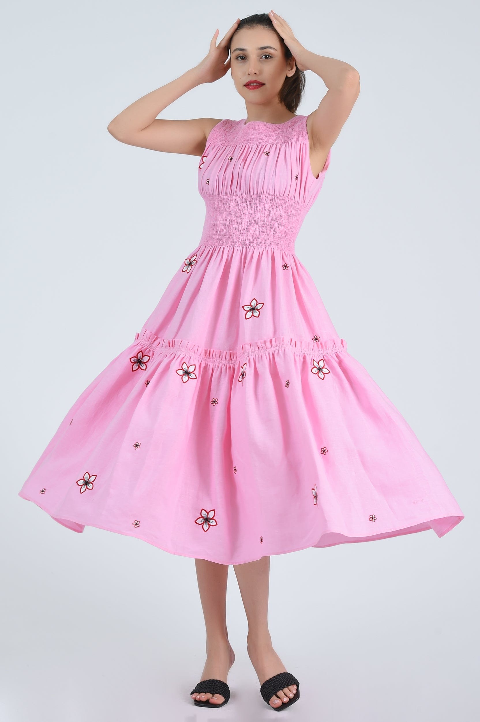 Fanm Mon Dress XXS / Fondant Pink Gardenya