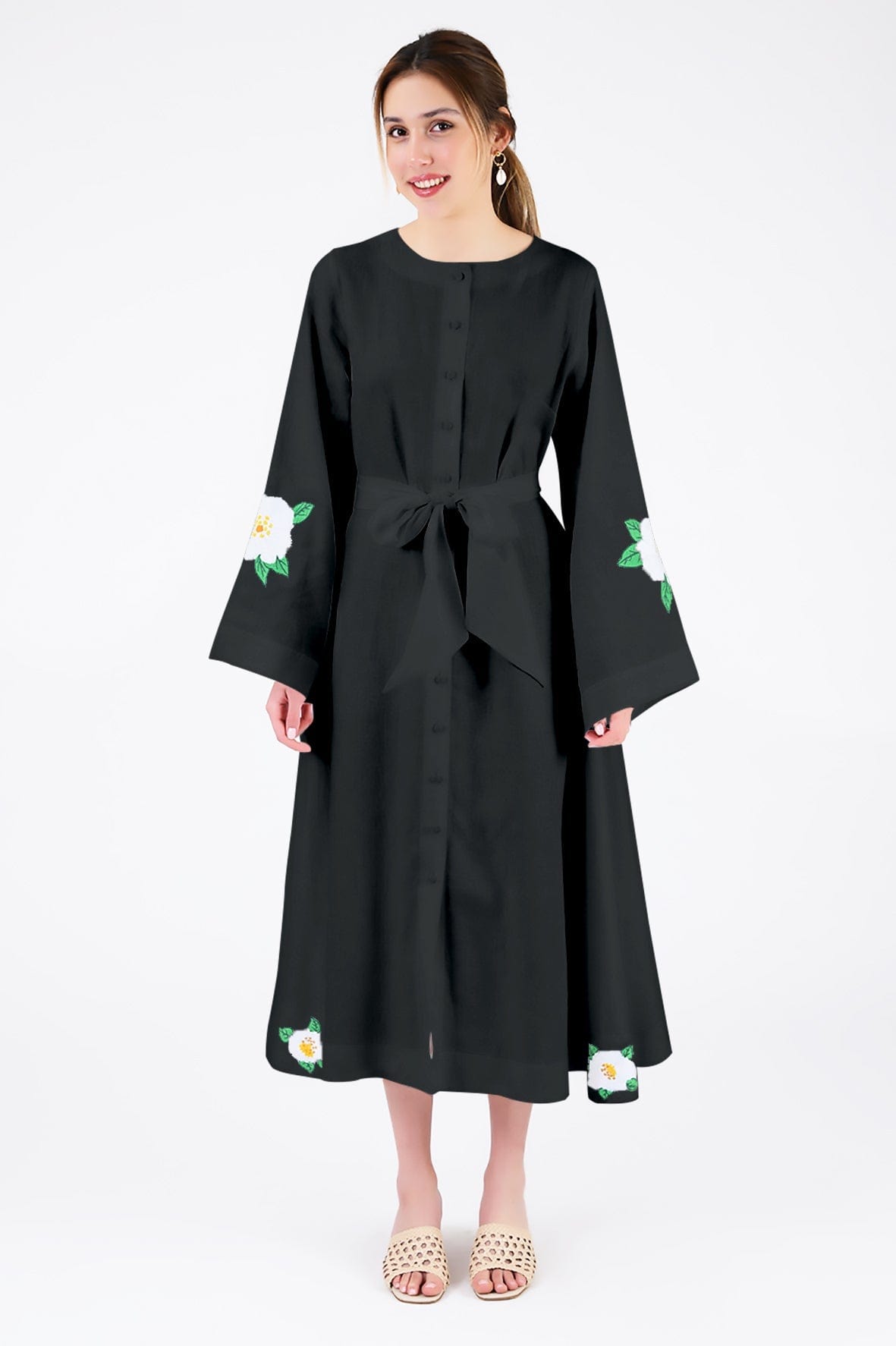 Fanm Mon Dress XXS / Black Jama Dress