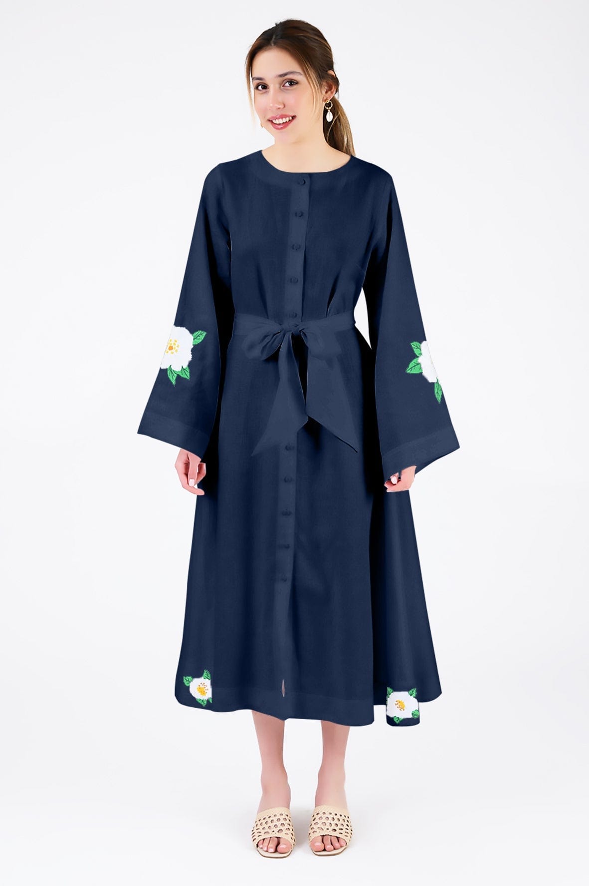 Fanm Mon Dress XXS / Indigo Blue Jama Dress
