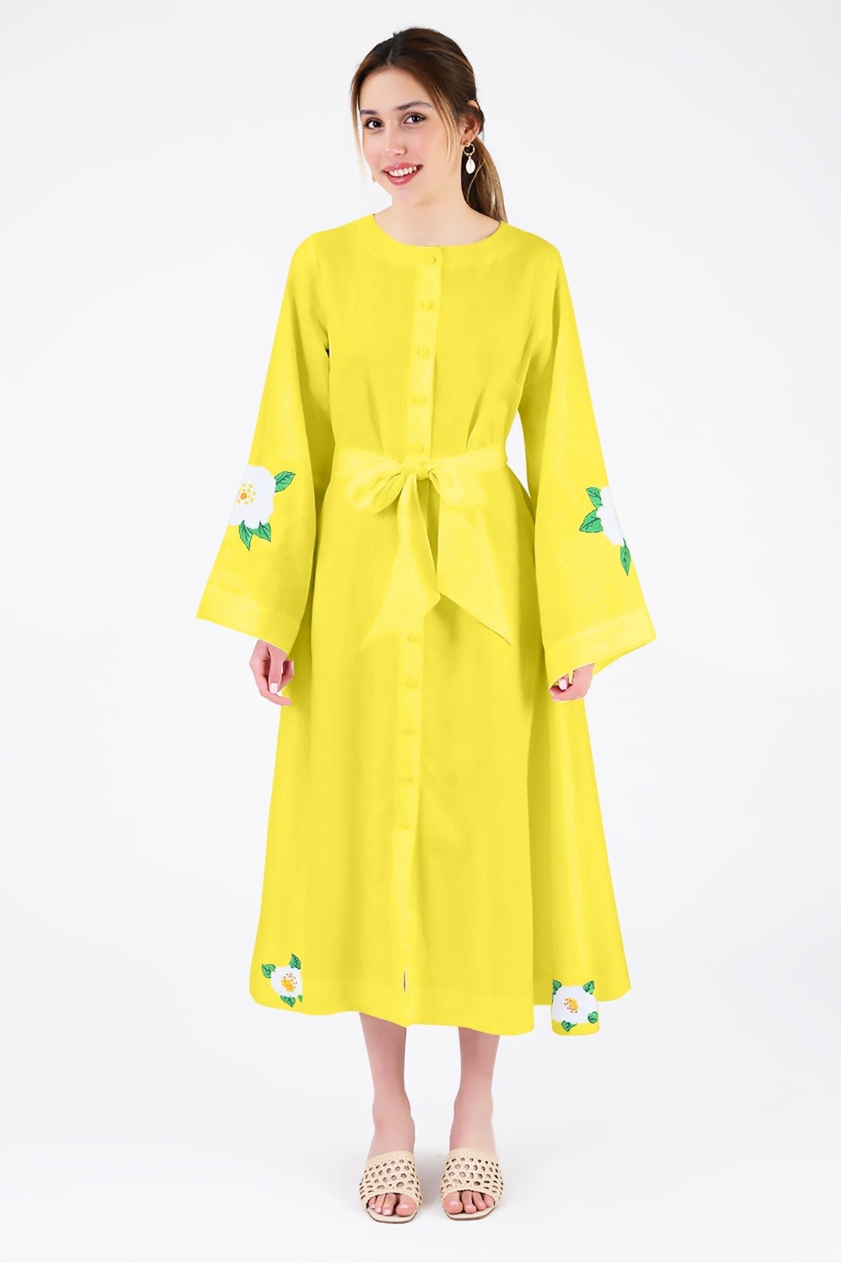 Fanm Mon Dress XXS / Bright Yellow Jama Dress