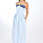 Fanm Mon Dress L / Light Lagoon Lorr Midi Marassa