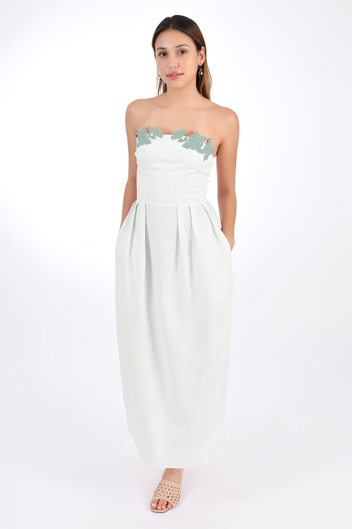 Fanm Mon Dress L / Mint Green Lorr Midi Marassa