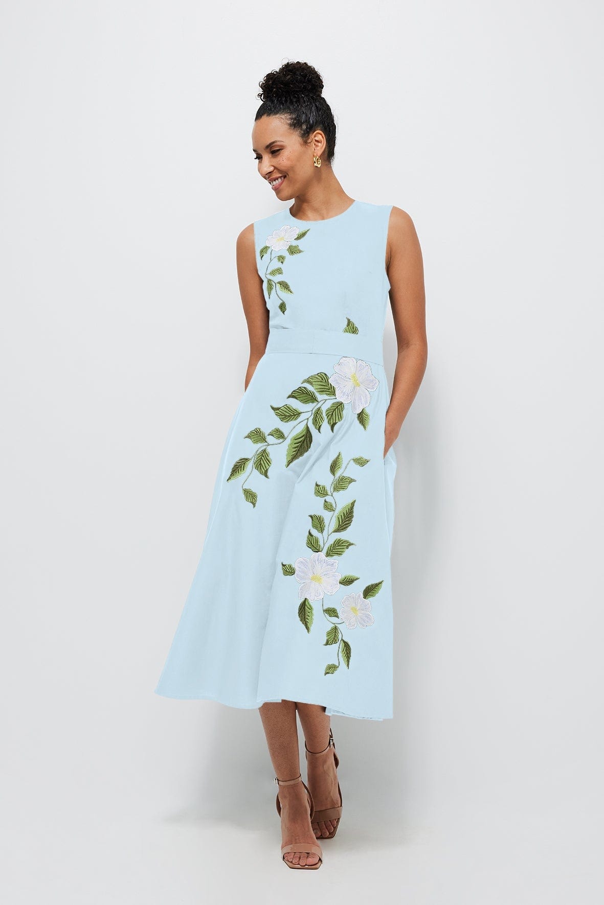 Fanm Mon Dress XXS / Light Lagoon Magnolia Dress