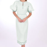 Fanm Mon Dress L / Mint Green Nehir Marassa