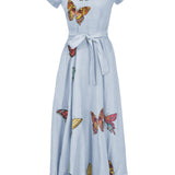 Fanm Mon Dress XXS / Light Lagoon Papiyon Dress