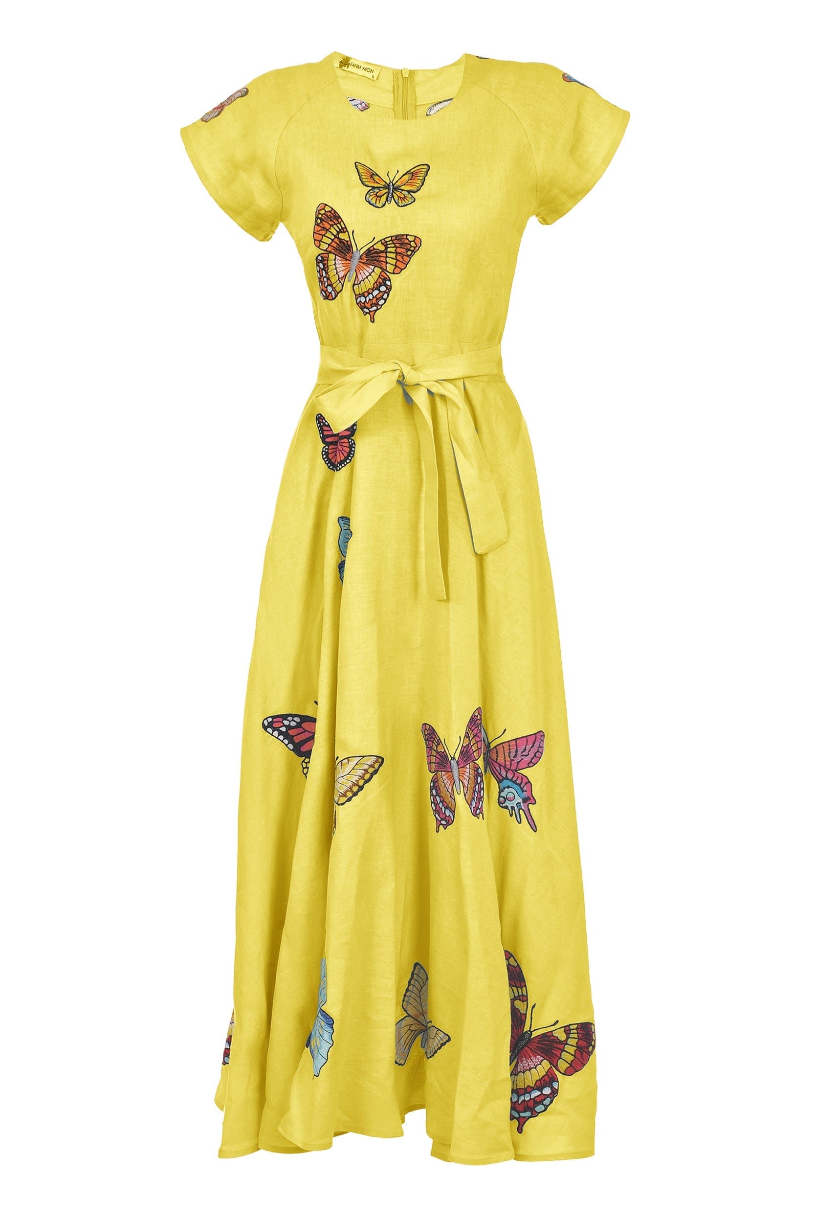 Fanm Mon Dress XXS / Bright Yellow Papiyon Dress