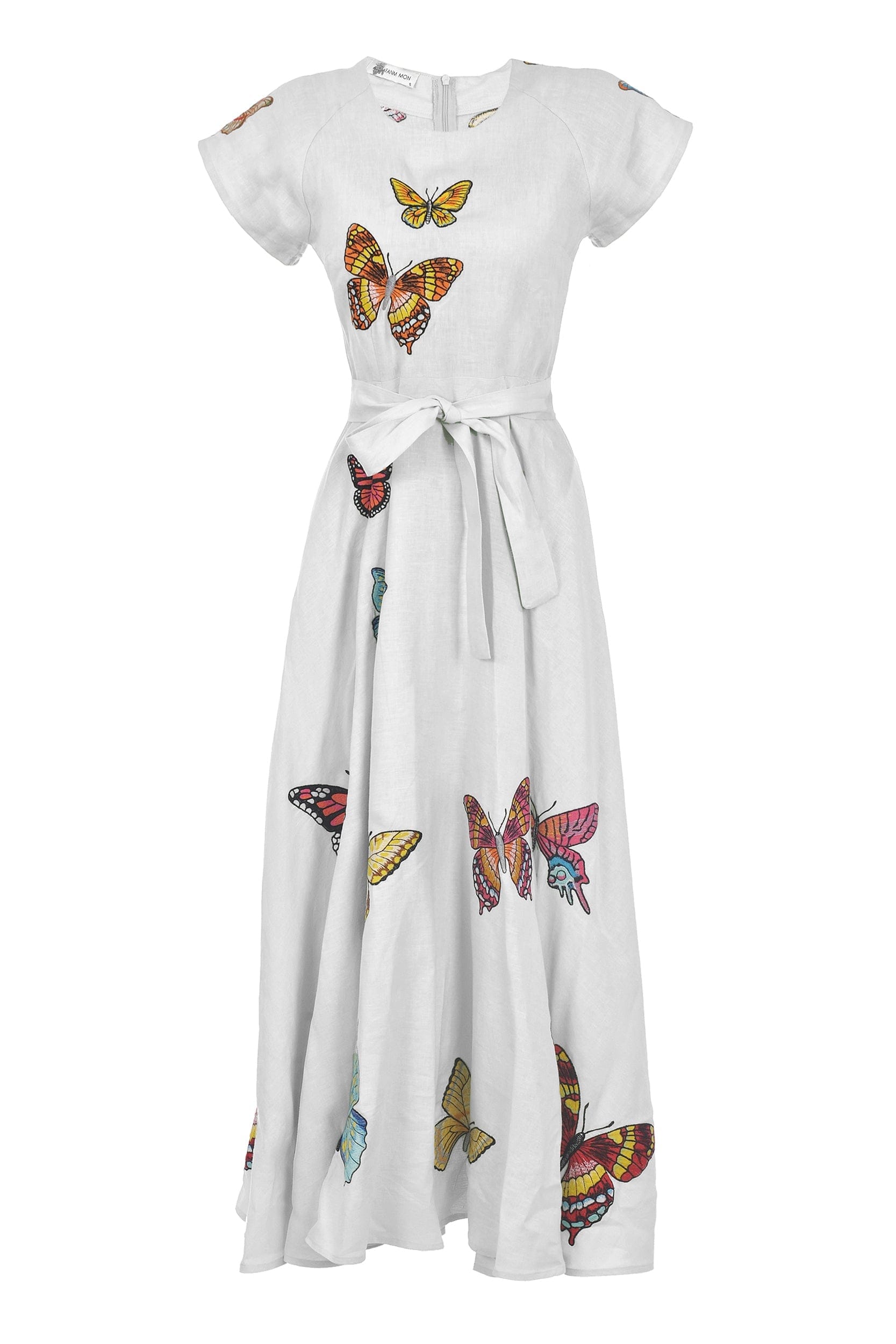 Fanm Mon Dress XXS / White Papiyon Dress
