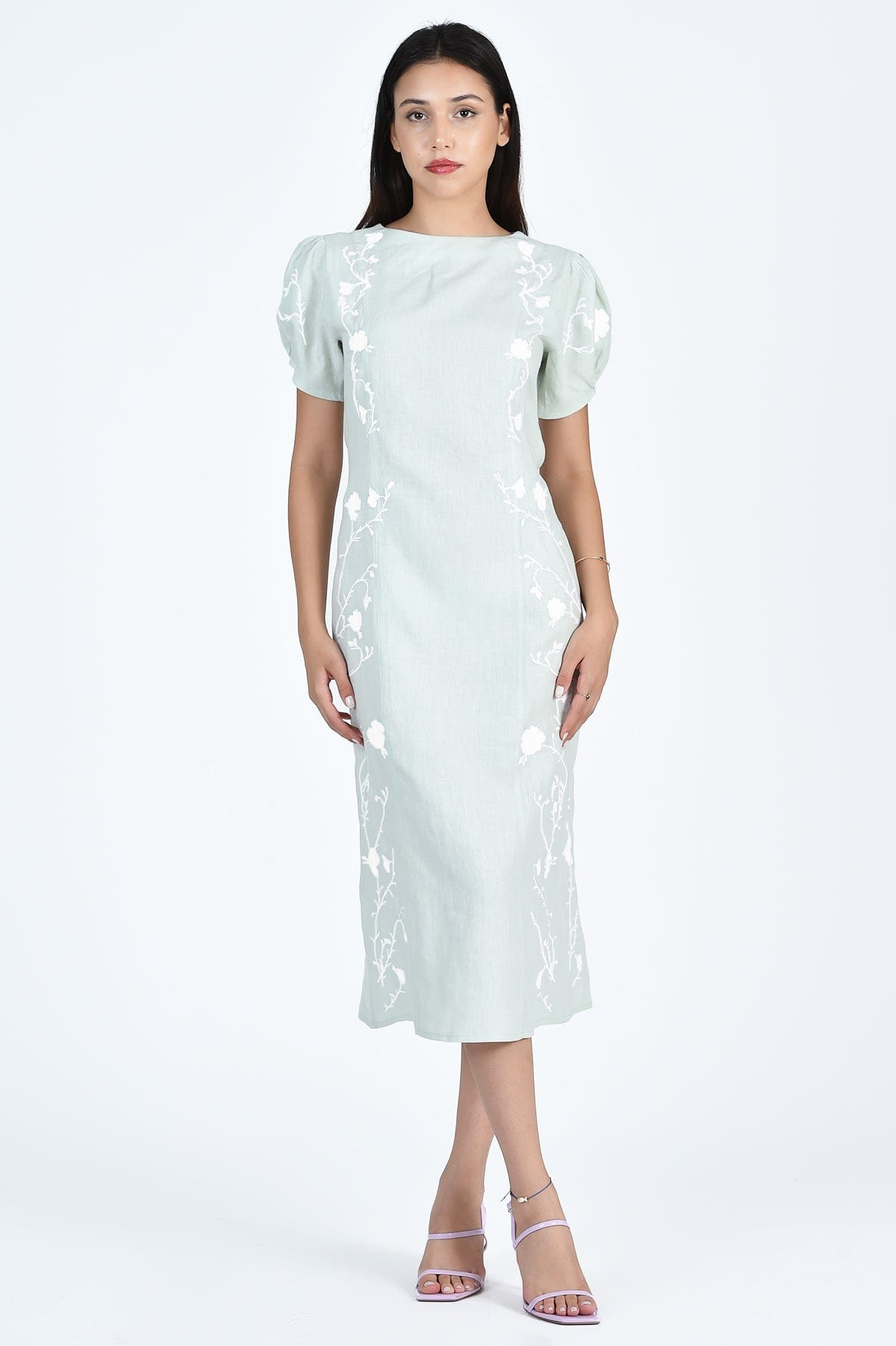 Fanm Mon Dress XXS / Mint Green Quinn Dress