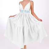 Fanm Mon Dress XXS / White Ruzgar Marassa