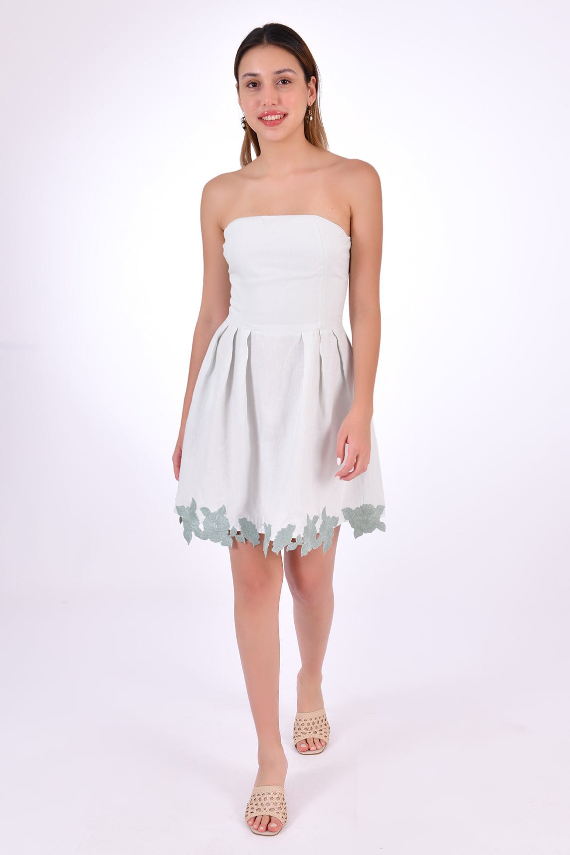 Fanm Mon Dress L / Mint Green Sina Marassa