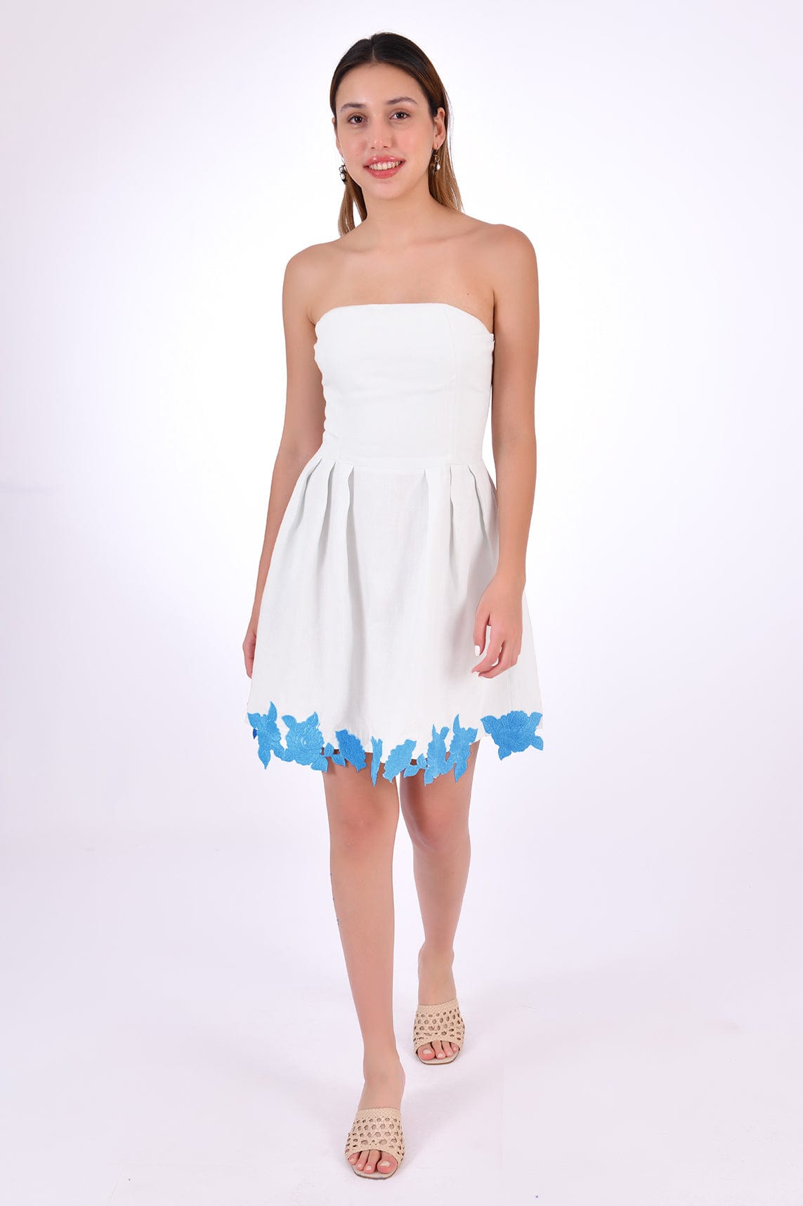 Fanm Mon Dress L / White Sina Marassa