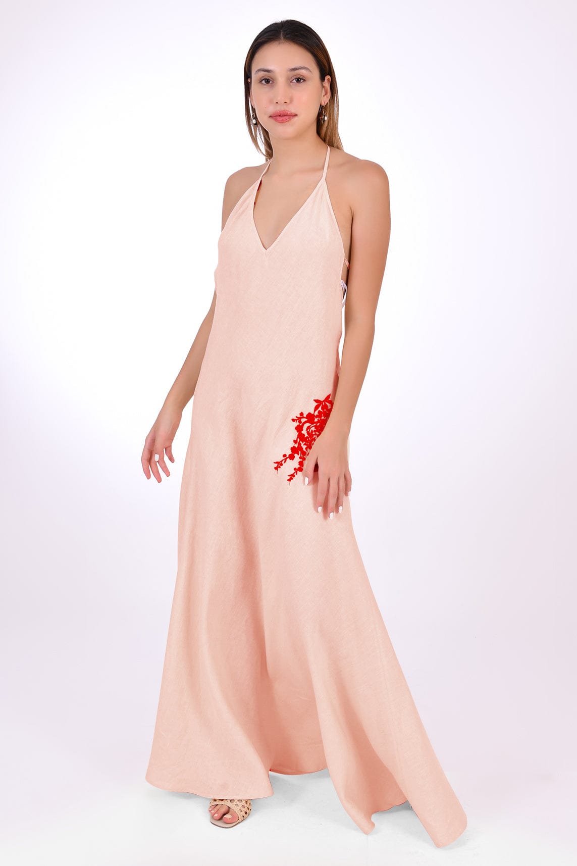 Fanm Mon Dress XXS / Peach Victoria Marassa
