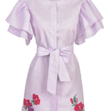 Fanm Mon Dresses L / Lilac Kelly