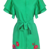 Fanm Mon Dresses L / Kelly Green Kelly