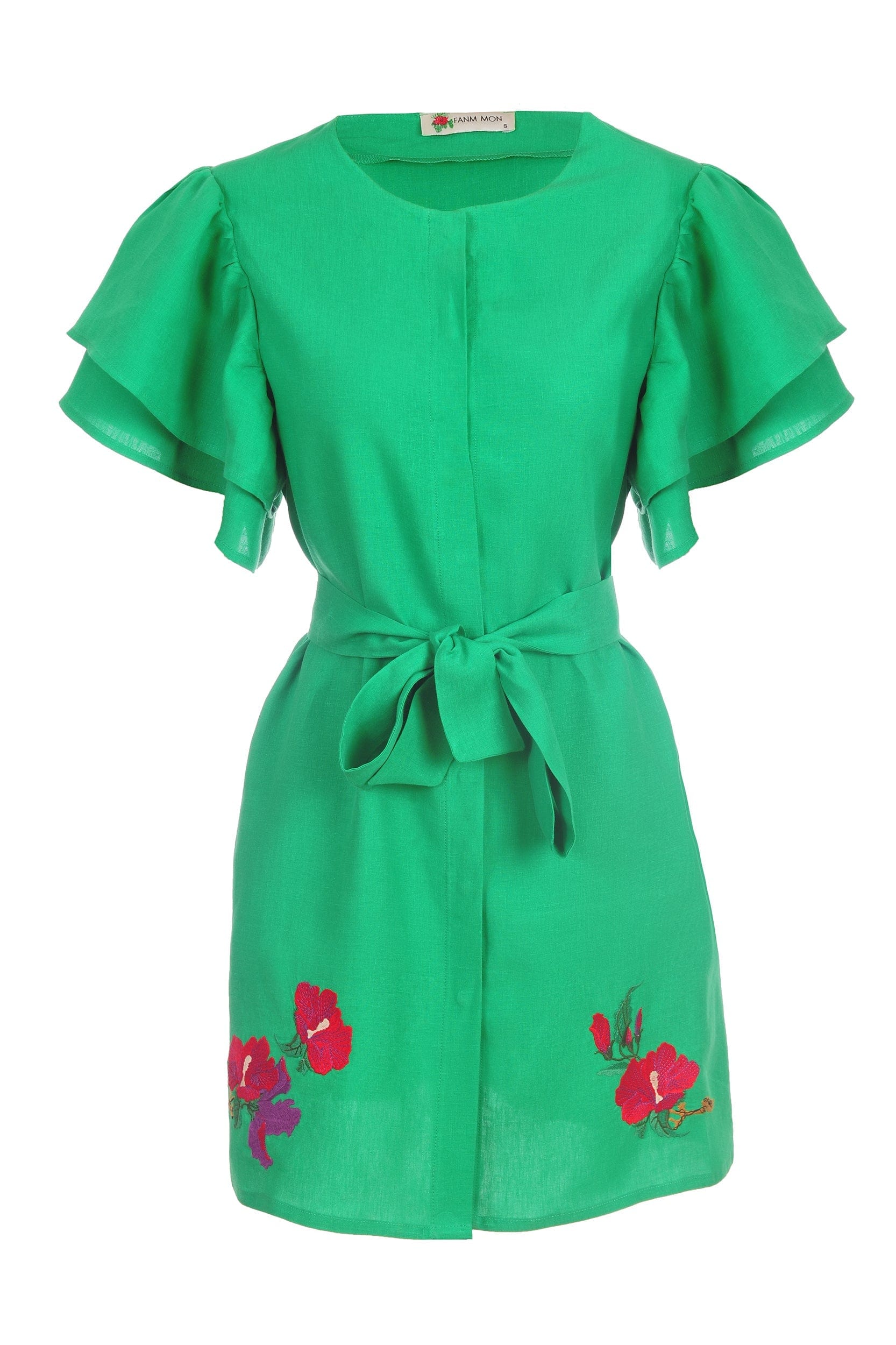 Fanm Mon Dresses L / Kelly Green Kelly