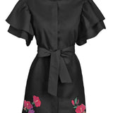 Fanm Mon Dresses L / Black Kelly