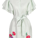 Fanm Mon Dresses L / Mint Green Kelly