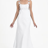Fanm Mon Midi Dress XXS / White LULU DRESS