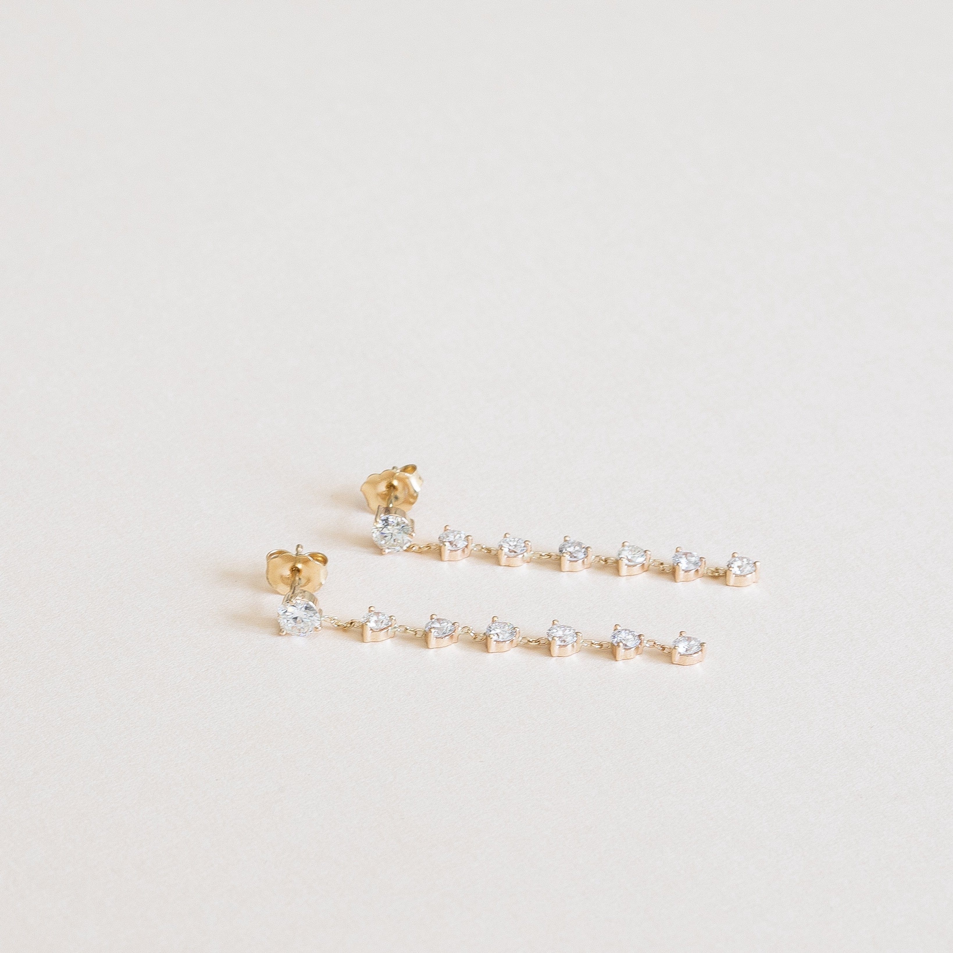 Henri Noël Earrings Diamond Drop Earrings