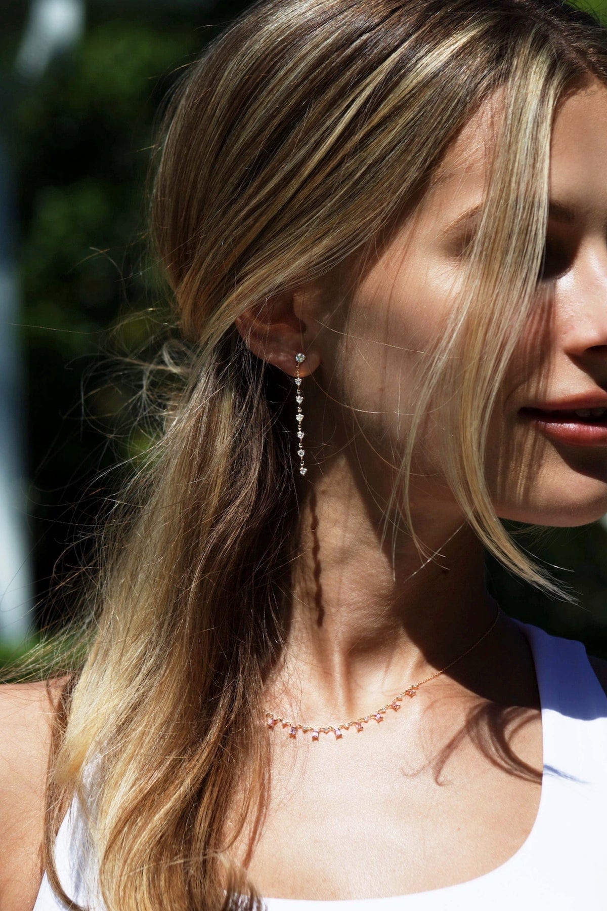 Henri Noël Earrings Diamond Drop Earrings