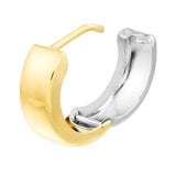 Henri Noël Earrings Two-Tone 14K Huggies
