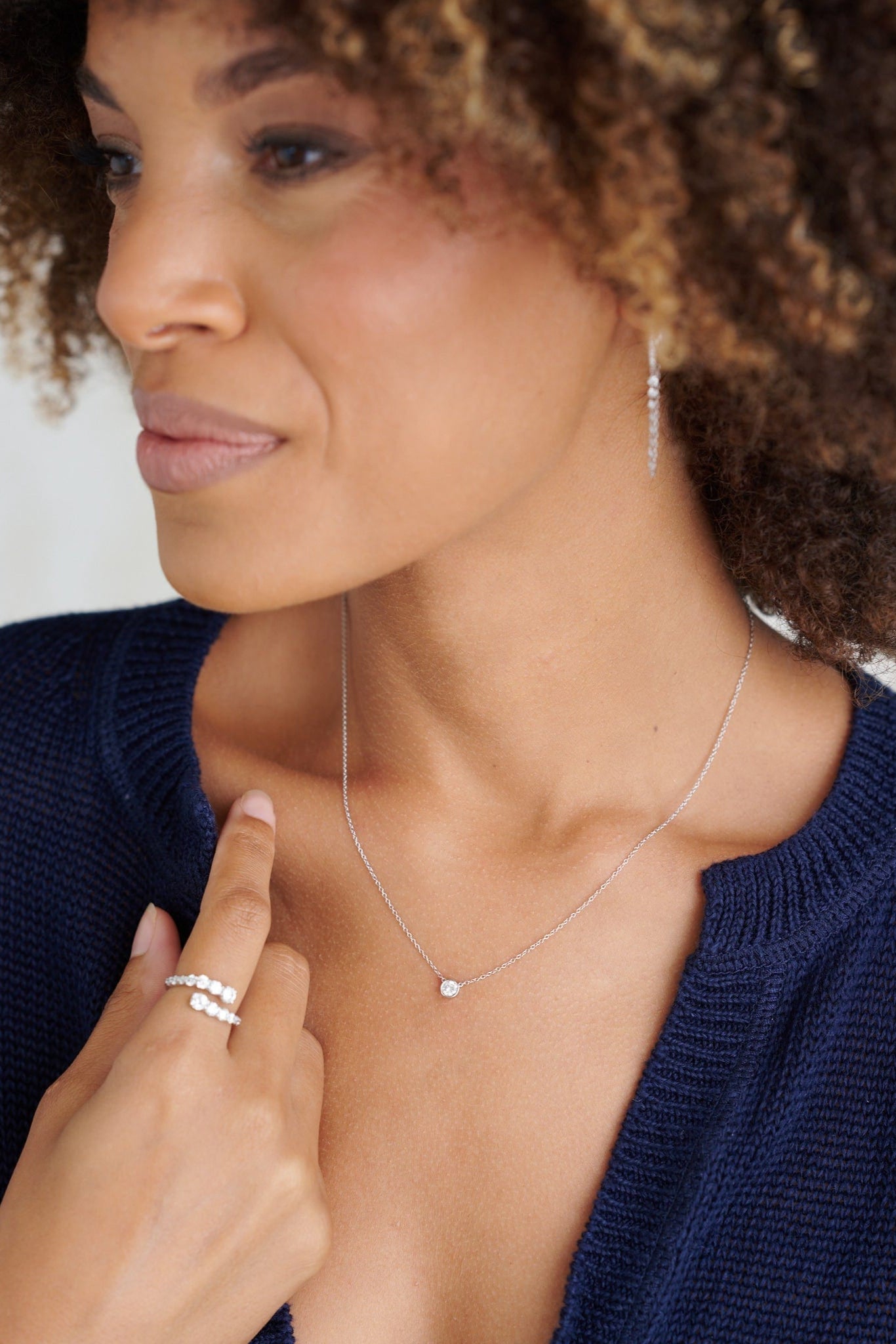 Henri Noël Necklace Adjustable Diamond Necklace