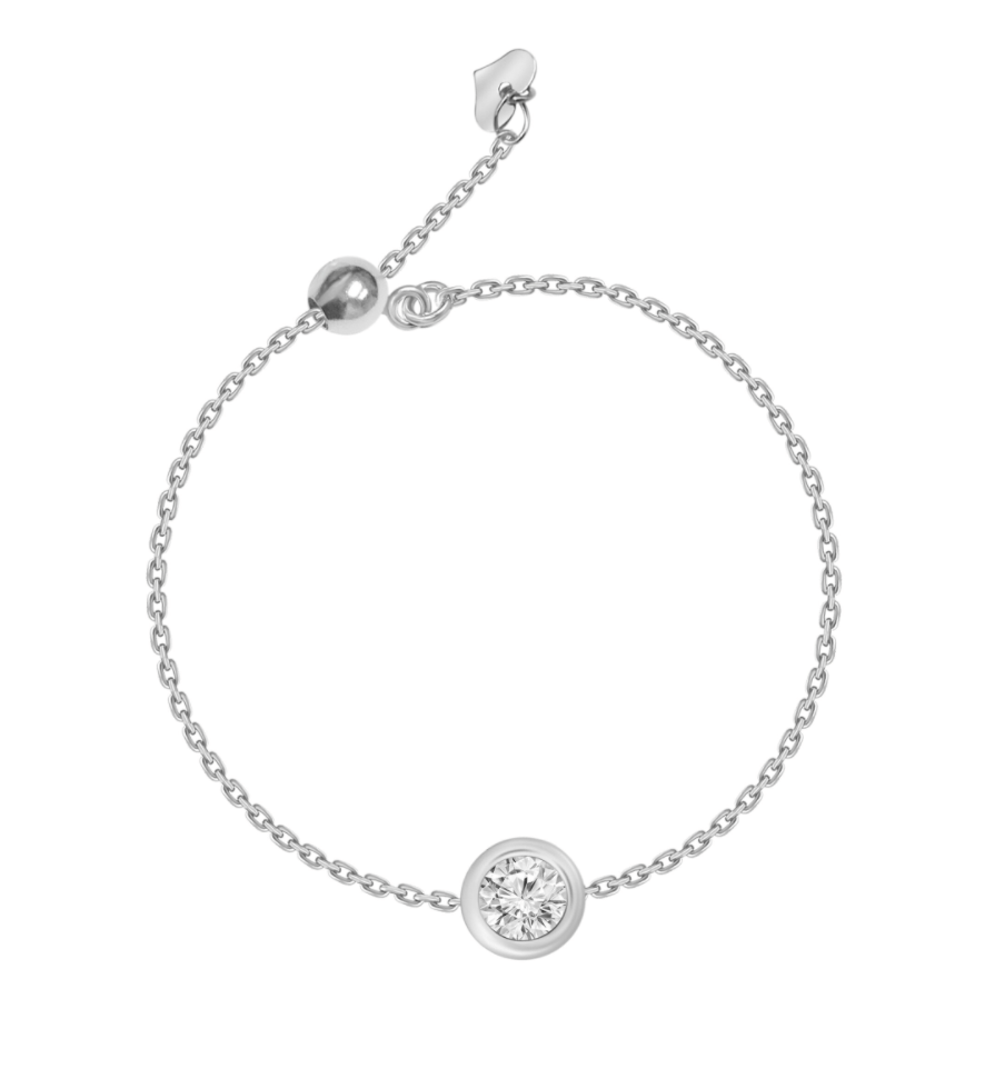 Henri Noël Ring 18k Diamond Chain Ring | Adjustable