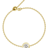 Henri Noël Ring 18k Diamond Chain Ring | Adjustable