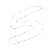 Heritage Jewelry New York Necklace + Paperclip 32" Chain in 18k Gold Roman / Large